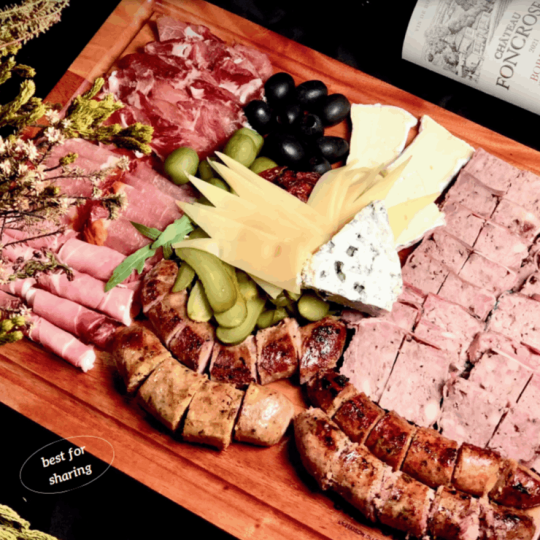 COLD CUT, CHEESE, PATE & SAUSAGE PLATE